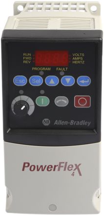 Allen Bradley PowerFlex 4, 3-Phasen Frequenzumrichter 1,5 KW, 400 V Ac / 4 A 240Hz
