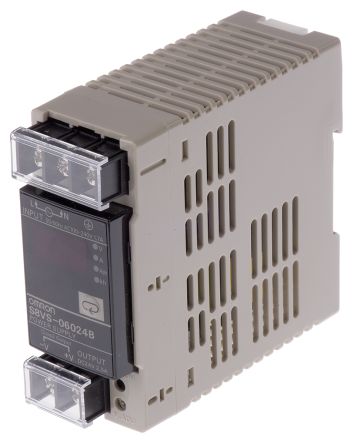 Omron S8VS Switch-Mode DIN-Schienen Netzteil 60W, 85 → 264V Ac, 24V Dc / 2.5A