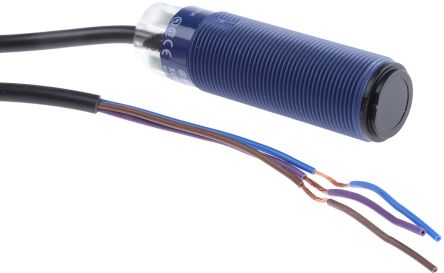 Telemecanique Sensors Capteur Photoélectrique Réflexion Directe, 15 M, Cylindrique, IP65, IP67