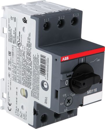 ABB 电机保护断路器, MS116系列