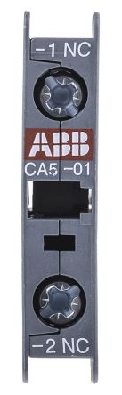 ABB Bloc De Contact Auxiliaire CA5 1 Contact 1 NF à Vis