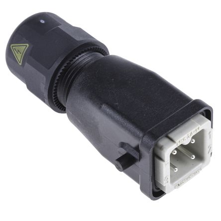 HARTING Connector Insert, 3 Way, 10A, Male, Han A, DIN Rail, 230 → 400 V
