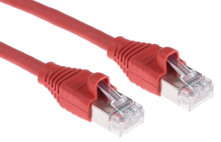 COMMSCOPE Cable De Cat6 U/UTP De Color Rojo, Long. 1m, Funda De LSZH
