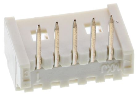 Molex PicoBlade Leiterplatten-Stiftleiste Gewinkelt, 5-polig / 1-reihig, Raster 1.25mm, Kabel-Platine,