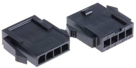 Molex, 43640 Male Connector Housing, 3mm Pitch, 4 Way, 1 Row