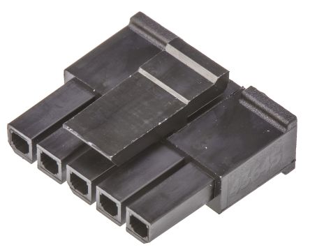 Molex Micro-Fit 3.0 Steckverbindergehäuse Buchse 3mm, 5-polig / 1-reihig Gerade, Kabelmontage Für Buchse Micro-Fit 3.0
