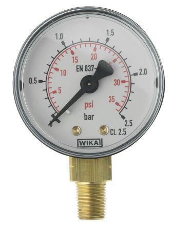 pressure bar test 5 Analogue WIKA 7833968  7833968 Pressure Positive  Gauge