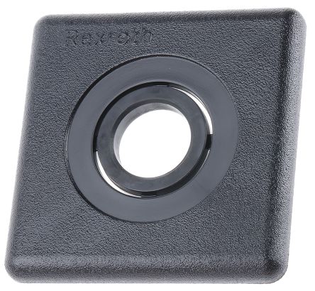 Bosch Rexroth Black Polypropylene End Cap, 45 X 45 Mm Strut Profile, 10mm Groove