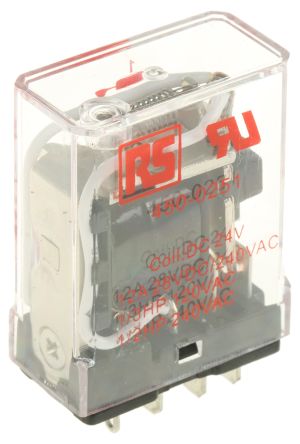 RS PRO Monostabiles Relais, Printrelais 1-poliger Wechsler 15A 24V Dc Spule / 900mW