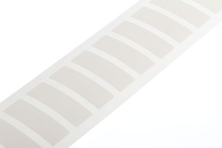 RS PRO Klebend Etikettenblatt Eingriffsicher, Weiß 200 Stück, L. 38mm B. 11mm