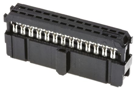 TE Connectivity Conector IDC Hembra Serie AMP-LATCH Novo De 26 Vías, Paso 2.54mm, 2 Filas, Montaje De Cable