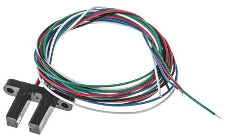 Optek OPB916BZ, Screw Mount Slotted Optical Switch, Buffer, Open-Collector With 10K Pull-Up Resistor Output