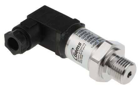 Gems Sensors Capteur De Pression, Relative 160bar Max, Pour Fluide Air, Fluide Hydraulique, Huile Hydraulique, Huile,