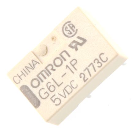 Omron HFD31 Signalrelais Printrelais, 5V Dc Spule, 1-poliger Schließer, 1A, 125V / 60V Dc, Leiterplattenstift