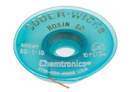 Solder Wick Chemtronics Soder-Wick Entlötlitze, 0.8mm X 3m