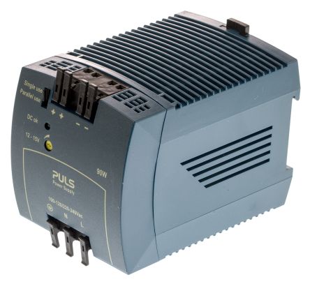 PULS MiniLine MLY Switch-Mode DIN-Schienen Netzteil 90W, 220 → 240V Ac, 12V Dc / 7.5A