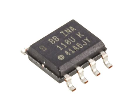 Texas Instruments Amplificateur D'instrumentation, ±15V 800kHz, 80dB, SOIC 8 Broches