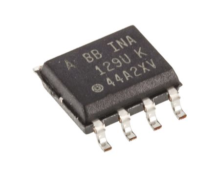 Texas Instruments Amplificateur D'instrumentation, ±15V 1.3MHz, 73dB, SOIC 8 Broches