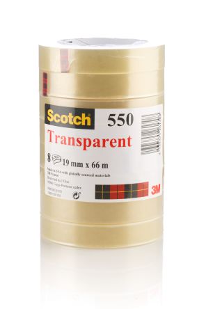 3M Ruban De Bureau Transparent 550 Scotch 550