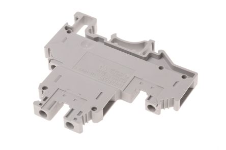 Phoenix Contact UKKB 5 Series Grey Double Level Terminal Block, 0.2 → 4mm², Double-Level, Screw Termination