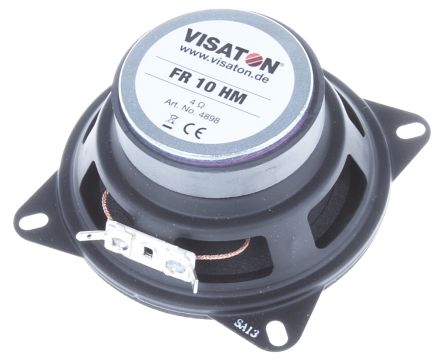 Visaton Lautsprecher 4Ω 116.5mm 20W, Breitband Rund Lautsprecher Bis 13 Cm / 5 Lautsprechergröße, 95 Hz →, 22