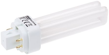 Osram Bombilla CFL 4 Tubos, 13 W G24q-1 131 Mm, 2700K, Luz Blanca Extracálida