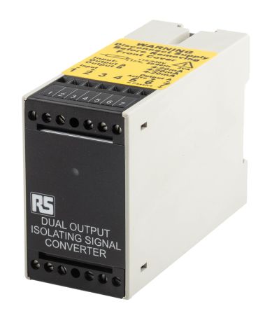 RS PRO Signalwandler, Signaltrenner 115V Ac, Strom 4 → 20mA EIN / Strom 2 X 4-20mA AUS DIN-Schiene