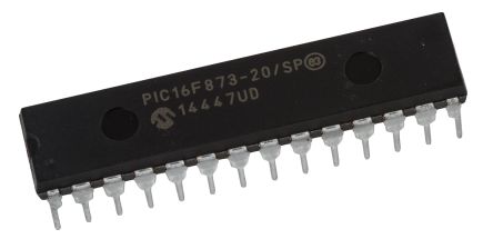 Microchip Mikrocontroller PIC16F PIC 8bit THT 256 X 8 Wörter, 8000 X 14 Wörter SPDIP 28-Pin 20MHz 192 B RAM