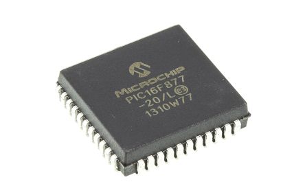 Microchip Mikrocontroller PIC16F PIC 8bit SMD 256 X 8 Wörter, 8000 X 14 Wörter PLCC 44-Pin 20MHz 368 B RAM
