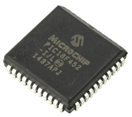 Microchip Mikrocontroller PIC18F PIC 8bit SMD 32 KB PLCC 44-Pin 40MHz 1536 KB RAM