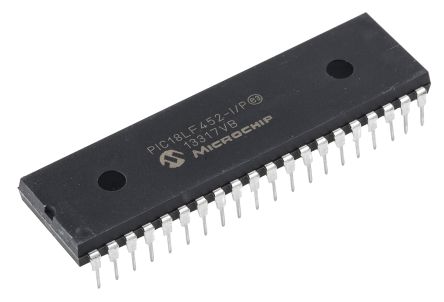 Microchip Microcontrôleur, 8bit, 1,536 Ko RAM, 32 Ko, 40MHz,, DIP 40, Série PIC18F