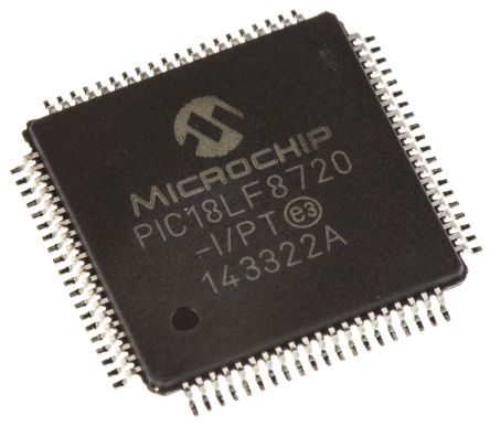 Microchip Mikrocontroller PIC18F PIC 8bit SMD 1024 KB, 128 KB TQFP 80-Pin 25MHz 384 KB RAM