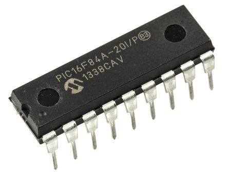 Microchip Microcontrôleur, 8bit, 68 B RAM, 1024 X 14 Mots, 64 X 14 Mots, 20MHz,, DIP 18, Série PIC16F