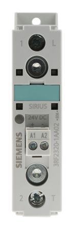 Siemens Sirius Classic 3RF23 DIN-Schienen Halbleiterrelais Mit Nulldurchgang, 1-poliger Schließer 230 V / 20 A