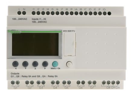 Schneider Electric Module Logique, Série Zelio Logic, 16 Entrées, 10 Sorties, Relais