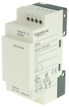 Schneider Electric Zelio Logic E/A-Modul, 4 Eing. Relais Ausg.Typ Diskret Eing.Typ Für Zelio Logic-Module 24 V Dc