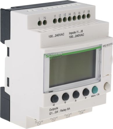 Schneider Electric Zelio Logic Logikmodul, 8 Eing. Relais Ausg.Typ Diskret Eing.Typ 120, 240 VAC