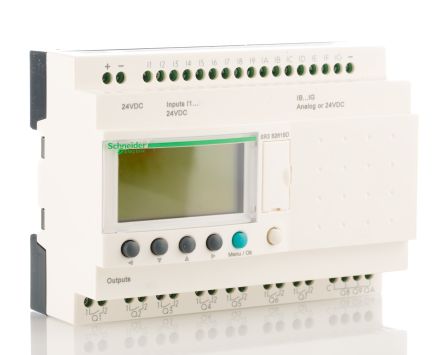 Schneider Electric Zelio Logic Logikmodul, 12 Eing. Relais Ausg.Typ Analog, Diskret Eing.Typ 24 VDC