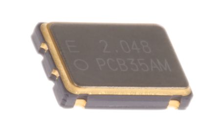 Epson Oscillatore Q3309CA40013712, 2.048MHz, ±50ppm CMOS SMD, 4 Pin XO