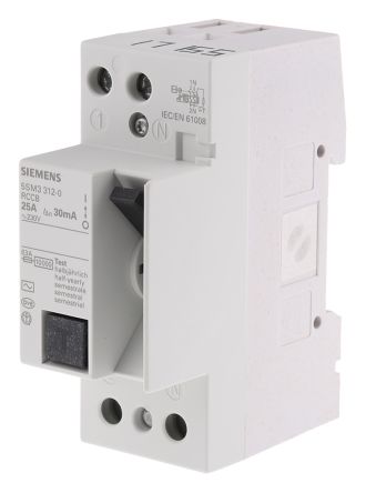 SIEMENS INTERRUTTORE DIFFERENZIALE 2P tipo AC 5SM3 312-0WM