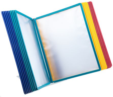 Durable Carpeta De Documentos 5699-00, Negro, Azul, Verde, Rojo, Amarillo, PP