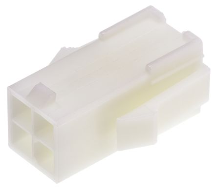 TE Connectivity Mini-Universal MATE-N-LOK Steckverbindergehäuse Buchse 4.2mm, 4-polig / 2-reihig Gerade, Tafelmontage