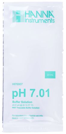 Hanna Instruments HI70007P PH Ph-Pufferlösung, 7.01, 20ml Beutel