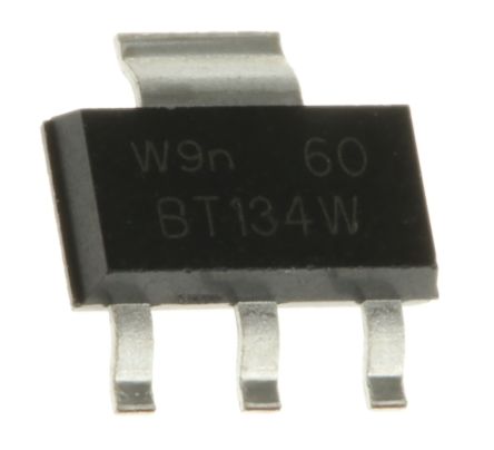 WeEn Semiconductors Co., Ltd TRIAC 1A SOT-223 (SC-73) SMD Gate Trigger 1.5V 70mA, 600V, 600V 4-Pin