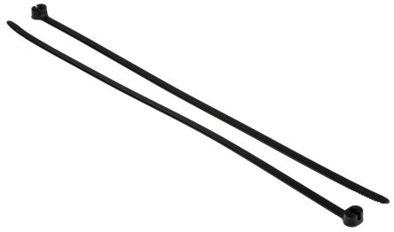 Thomas & Betts 电缆扣, 尼龙扎带, Ty-Rap系列, 耐气候, 340.36mm长x6.86 mm宽, 黑色