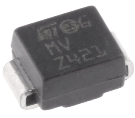 STMicroelectronics Diode TVS Bidirectionnel, Claq. 34.2V, 64.3V DO-214AA (SMB), 2 Broches, Dissip. 600W