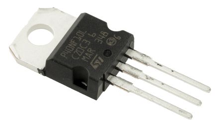 STMicroelectronics MOSFET, Canale N, 33 MΩ, 40 A, TO-220, Su Foro