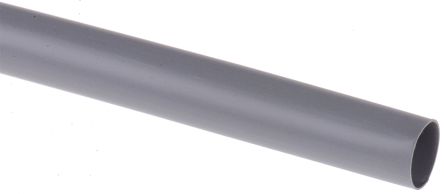 TE Connectivity RNF-100 Wärmeschrumpfschlauch, Polyolefin Grau, Ø 9.5mm Schrumpfrate 2:1, Länge 1.2m