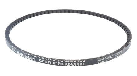 Contitech 同步带, CONTI FO-Z系列, 长750mm, XPZ型皮带, 顶宽10mm, 最小皮带直径50mm