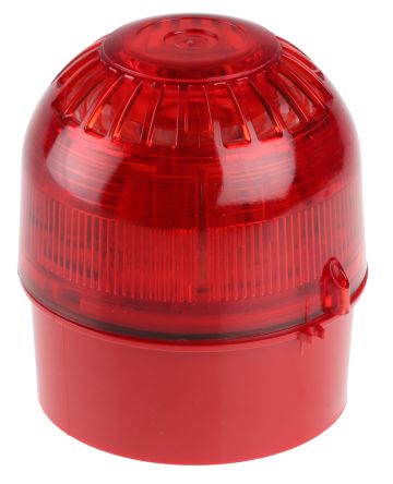 Klaxon Sonos LED Dauer-Licht Alarm-Leuchtmelder Rot, 17 → 60 Vdc